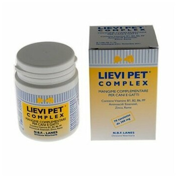 Lievi Pet Complex Integratore di Vitamina B Cani E Gatti 70 Tavolette