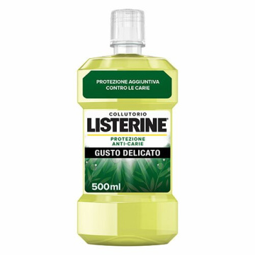 Listerine Collutorio Protezione Anti-Carie Gusto Delicato 500 ml