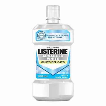 Listerine Colluttorio Advance White Gusto Delicato 500 ml