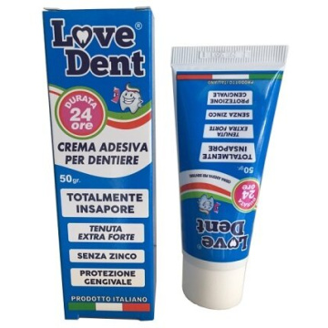 Love dent crema adesiva per dentiere 50 g