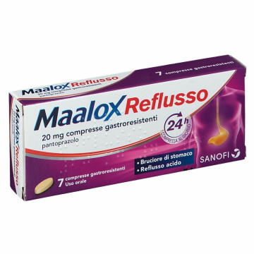 Maalox reflusso 7 compresse 20 mg