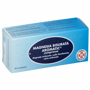 Magnesia Bisurata Aromatic Antiacido 80 pastiglie