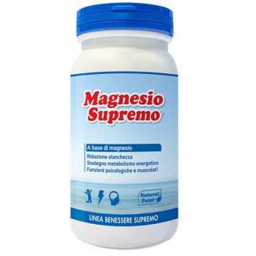 Magnesio Supremo Natural Point Integratore Stanchezza e Stress 150 Gr