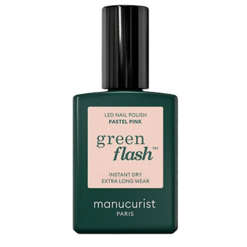 Manucurist Semi-Permanent Led Green Flash Pastel Pink 15 ml