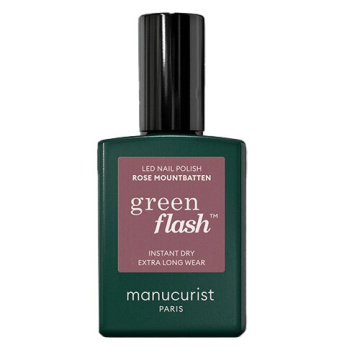Manucurist Semi-Permanent Led Green Flash Rose Mountbatten 15 ml