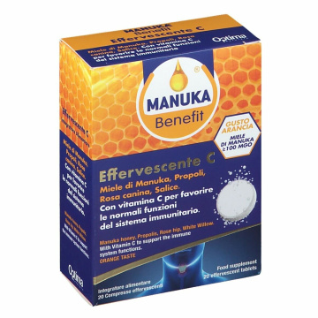 Manuka benefit effervescente c 20 compresse