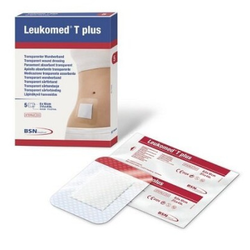Medicazione post-operatoria leukomed t plus trasparente impermeabile 8 x 10 cm