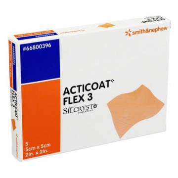 Medicazione speciale attiva acticoat flex 3 cm 5x5 5 pezzi articolo 66800396