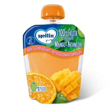 Mellin 100% arancia mango 90 g