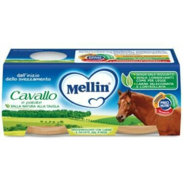 Mellin omogeneizzato cavallo e patate 2 x 80 g