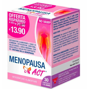 Menopausa Act 30 compresse
