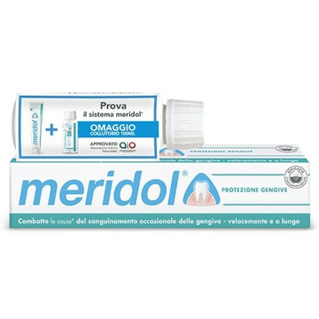 Meridol kit Protezione Gengive Dentifricio 75ml Collutorio 100ml