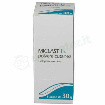 Miclast polvere antimicotica 1% flacone 30g