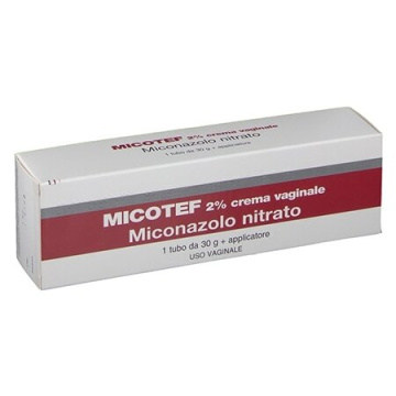 Micotef 2% Miconazolo Crema Vaginale con Applicatore 30 g