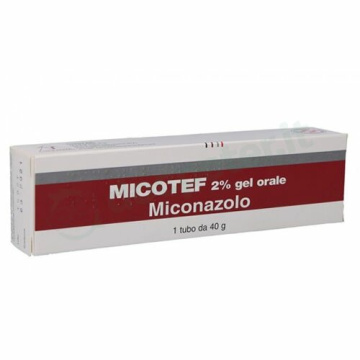 Micotef 2% miconazolo gel orale 40 g