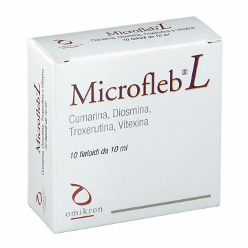 Microfleb L Gambe Stanche e Pesanti 10 fiale da 10 ml