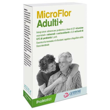 Microflor Adulti 50+ Integratore A Base Di Probiotic 30 Capsule