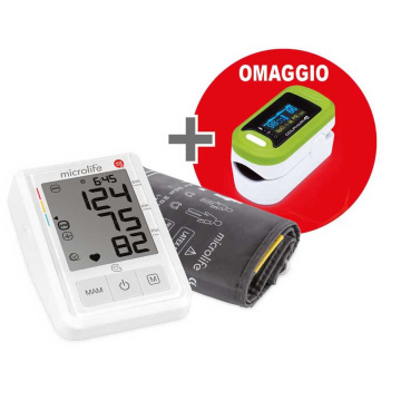 Misuratore di pressione microlife termoretratto afibb3 + pulsossimetro portatile pulso 100 omaggio