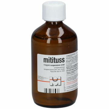 Mitituss orale sospensione 200 ml 4 mg/ml