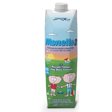 Monello 3 Latte per bambini da 1 a 3 anni liquido 1 litro