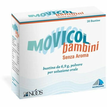 Movicol Bambini Senza Aroma Polvere Soluzione Orale 20 Bustine da 6,9 g