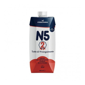 N5 2 latte di proseguimento liquido 6-12 mesi 500 ml