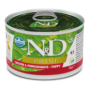 N&d dog prime chicken & pomegranate puppy 140 g