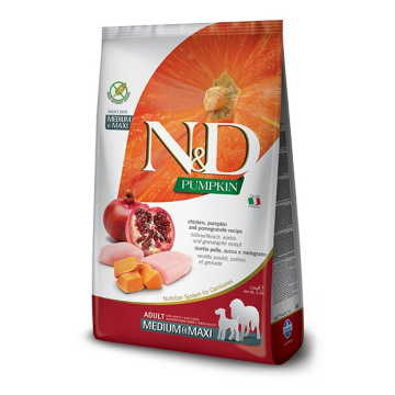 N&d gf pumpkin chic&pomegranate adult medium&maxi 12 kg