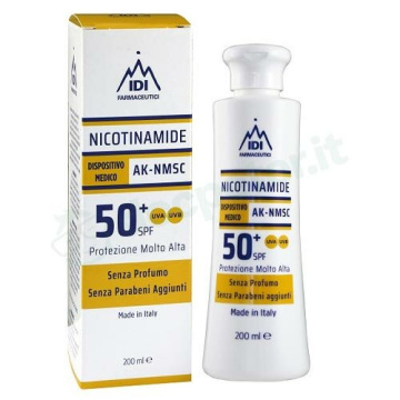 Nicotinamide ak-nmsc 50+spf protezione molto alta 200 ml