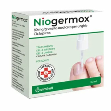 Niogermox Smalto Ciclopirox Onicomicosi Unghie 3,3 ml