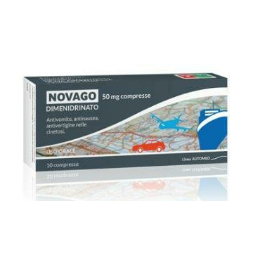 Novago 50 mg Mal d'Auto 10 Compresse 