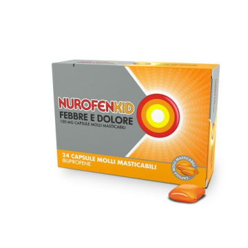 NurofenKid Febbre e Dolore 100 mg 24 Capsule