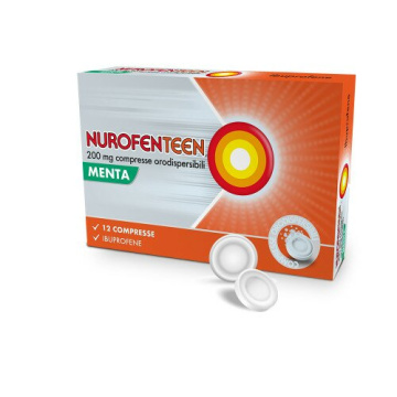 Nurofenteen 200 mg Menta 12 Compresse Orodispensabili