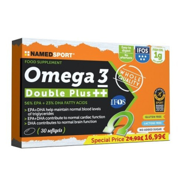 Omega 3 double plus 30 softgel promo