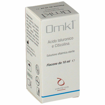Omk1 Gocce Oculari Lubrificanti Acido Ialuronico e Citicolina 10 ml