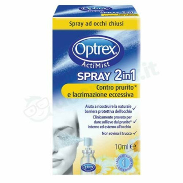 Optrex actimist 2in1 spray occhi per il prurito 10 ml