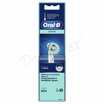 Oral-B Ortho Care Essentials 2 Testine di Ricambio 