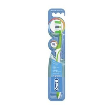 Oralb complete 5 in 1 spazzolino medio testina 40 mm