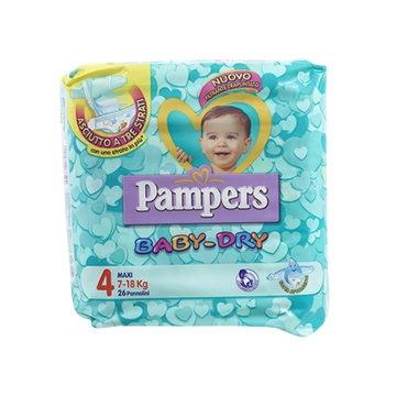 Pampers baby dry maxi pb 26 pezzi
