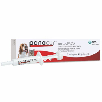 Panacur 187,5 mg/g pasta per uso orale per cani e gatti 1 siringa