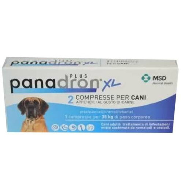 Panadron plus xl - 175 mg + 175 mg + 525 mg compresse per cani 2 compresse