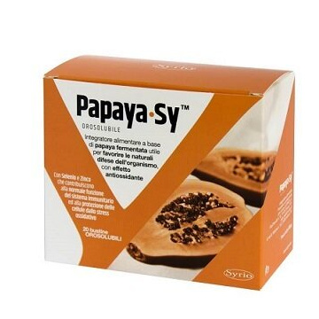 Papaya-sy 20 bustine 92 g polvere orosolubile