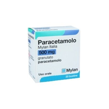 Paracetamolo 500 mg Mylan Granulato 20 bustine