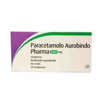 Paracetamolo (aurobindo pharma) 20 compresse 500 mg