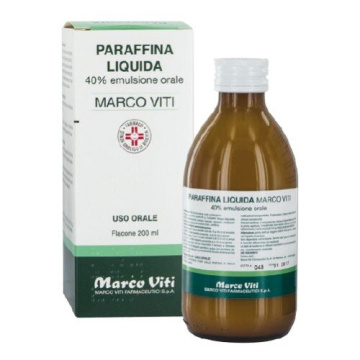 Paraffina liquida 40% marco viti emulsione orale 200 g 
