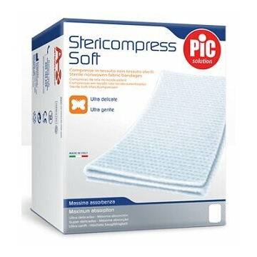 Pic Stericompress Soft Ultra Delicate Gentle 10x10cm 25 Garze