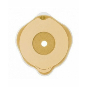 Placca piana flexima key 40 mm con protettore cutaneo idrocolloidale e flangia 5 pezzi