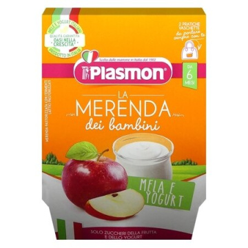 Plasmon mela yogurt as 2 x 120 g