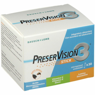 PreserVision 3 Integratore Vista 30 Stick Orosolubili