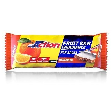 Proaction fruit bar barretta energetica all'arancia 40 g